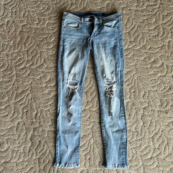 SP BLACK LABEL NORDSTROM JEANS SIZE 26 DISTRESSED - Picture 1 of 2
